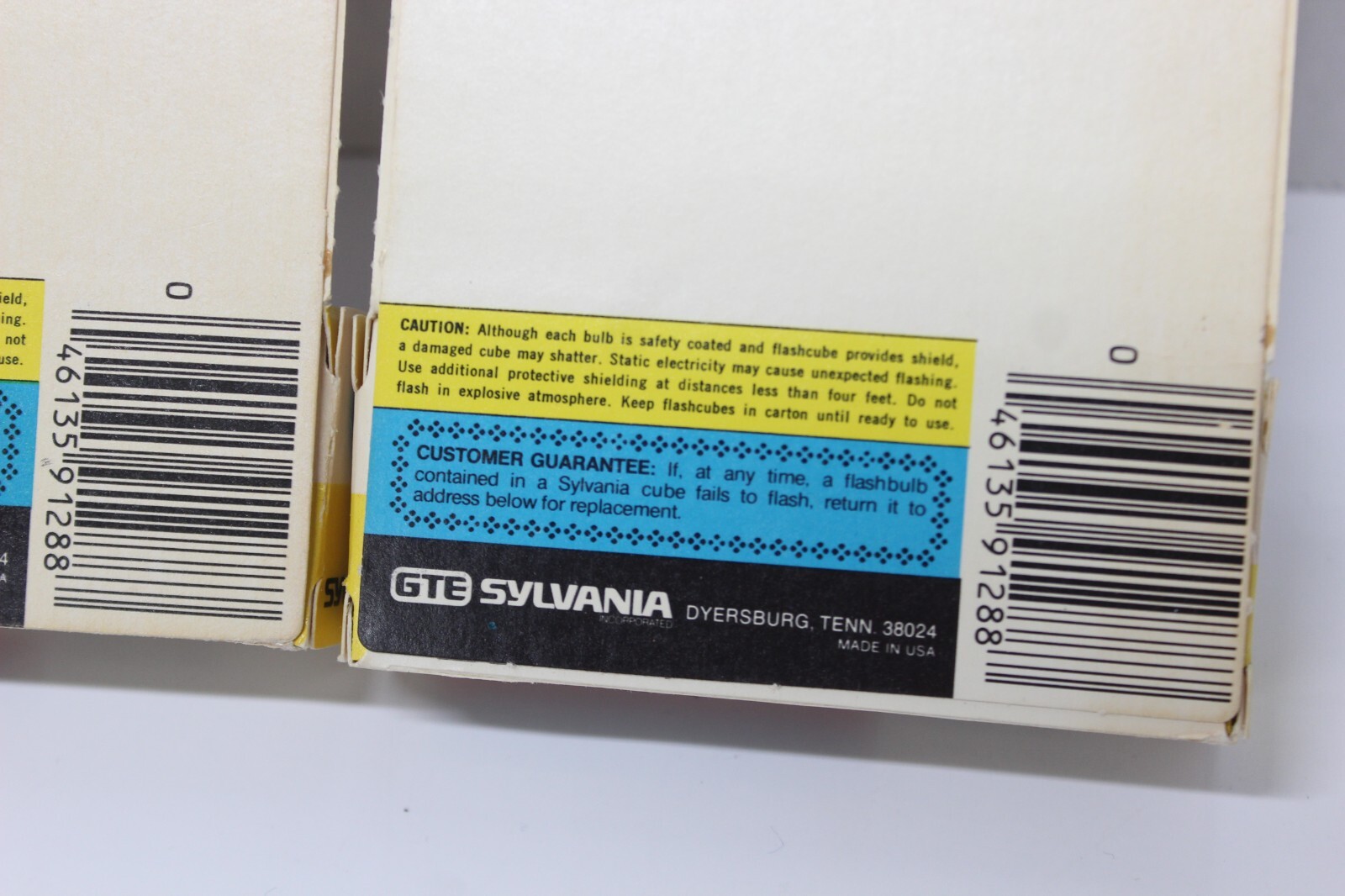 2-Packs! New Vintage Sylvania Blue Dot Flashcubes (6 Cubes/24 Flashes) NOS