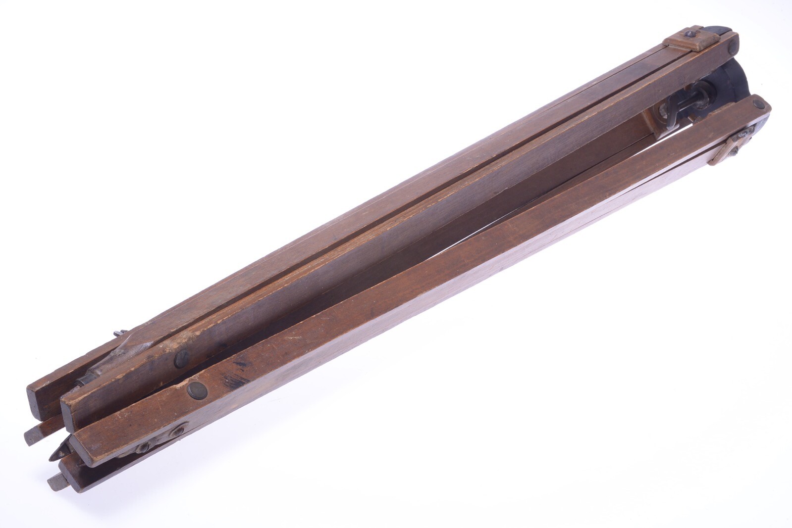 ✅ ANTIQUE WOOD TRIPOD 132CM 51.96″ GLASS PLATE LARGE FORMAT FIELD VIEW CAMERA