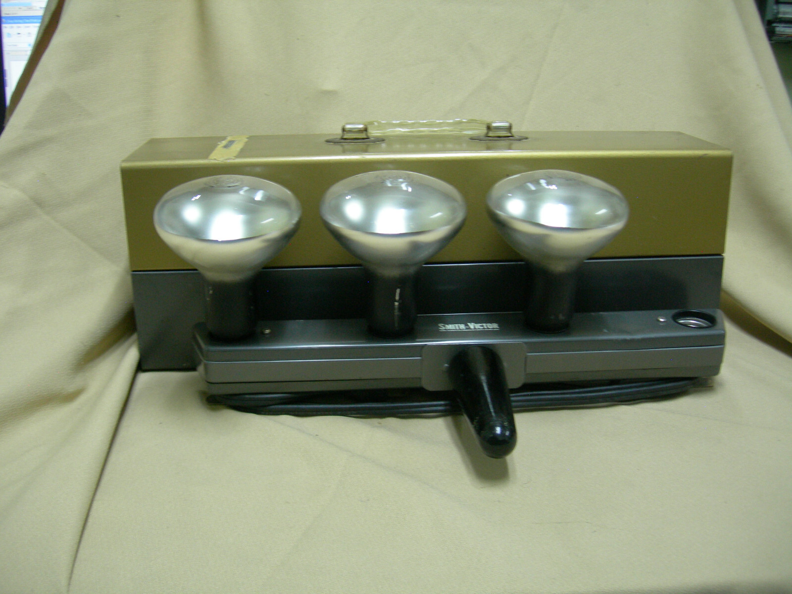 Vintage Smith Victor Gl-43X 4 Socket movie lite Photography Light Bar with case