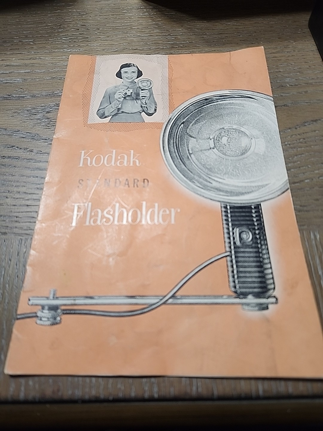 Vintage Kodak Standard Flasholder W/ Reflector & Flashguard
