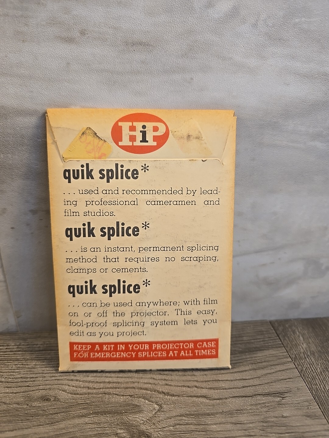 Vintage 1957 HP Quick Splice Kit 8 mm Film Hudson Photographic Industries