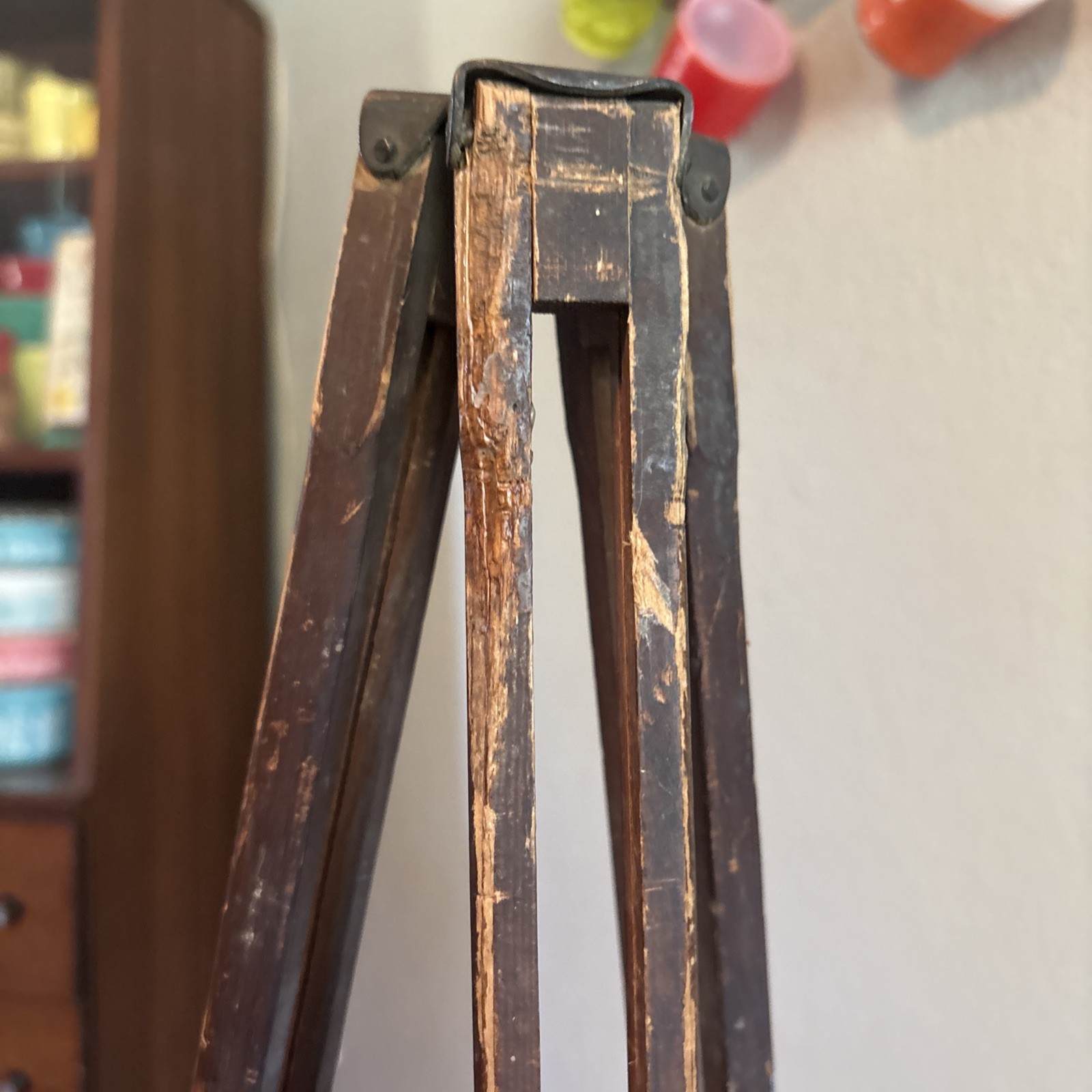 Extendable Antique Wooden Camera Tripod by Sunart Photo Company – Special No. 1