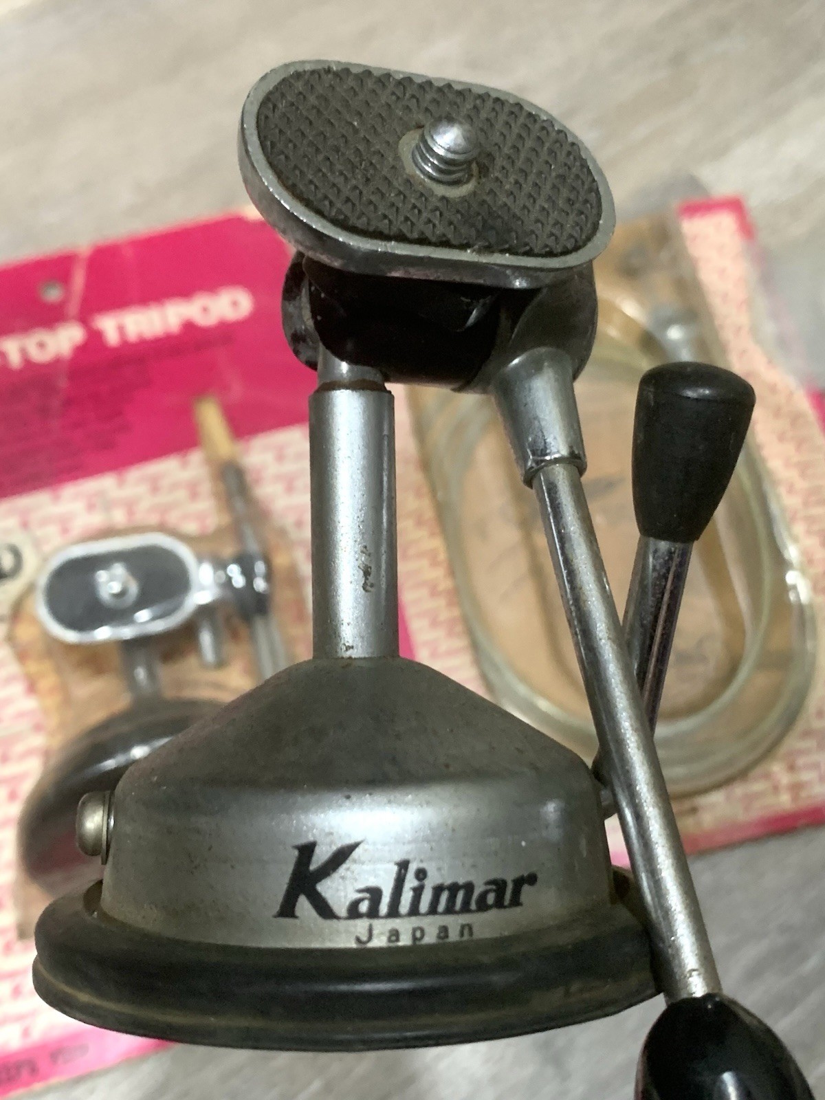 Vintage Kalimar Camera Accessories, Tabletop Tripod, Cable Release, Kali Copier