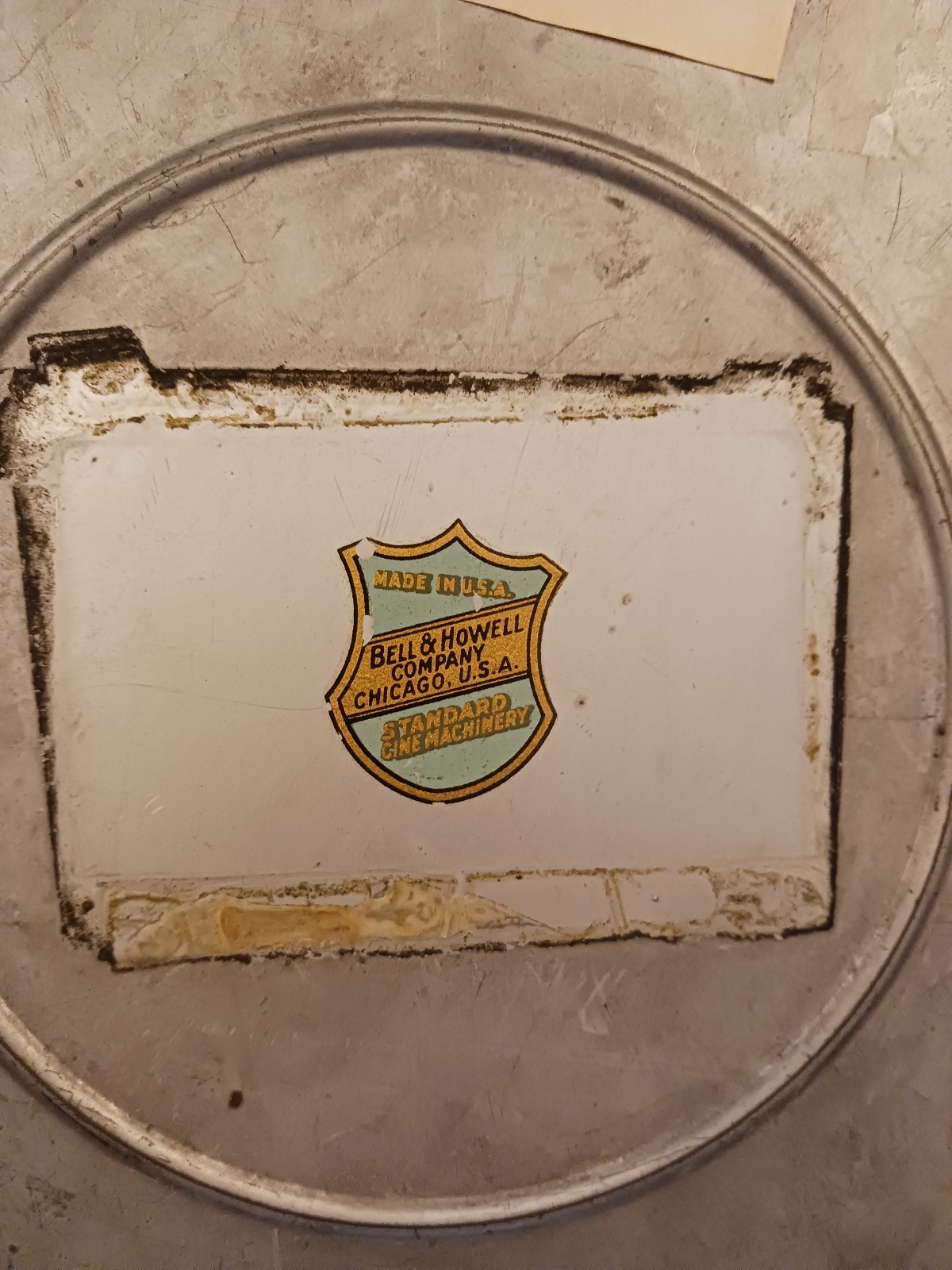 VINTAGE ANTIQUE BELL HOWELL 16MM FILM CANISTER AMPRO REEL