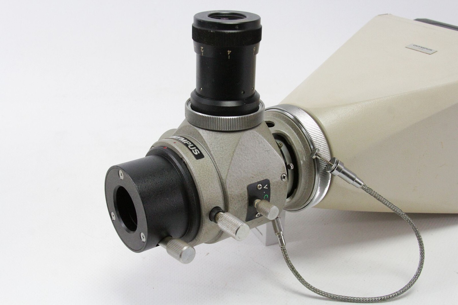 vintage Olympus manual photographic camera system unit parts with Polaroid back