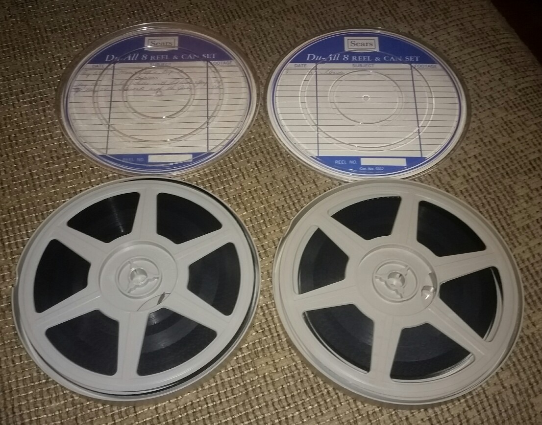 LOT OF 2 – Vintage Sears Du-All 8 Plastic Case & Reel Set VINTAGE ANTIQUE
