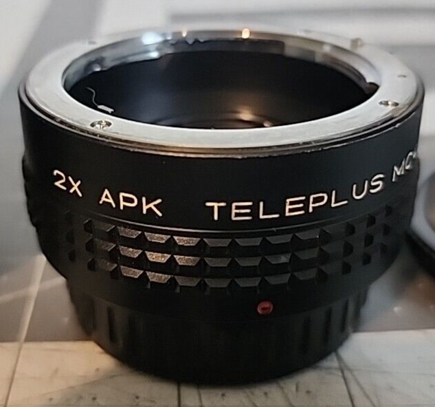VINTAGE Kenko 2x APK Teleplus MC4 Teleconverter Extender Pentax K From JAPAN