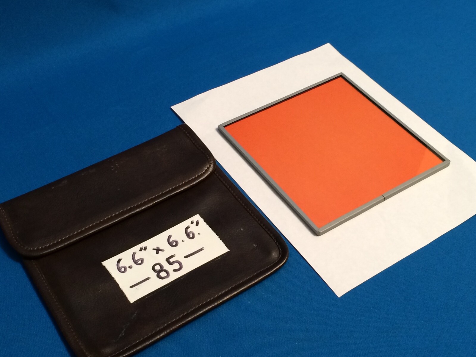 6.6″ X 6.6″ CINEMA-SIZE FILTER, #85 “HARRISON” ZEISS COOKE ARRI MITCHELL CAMERA