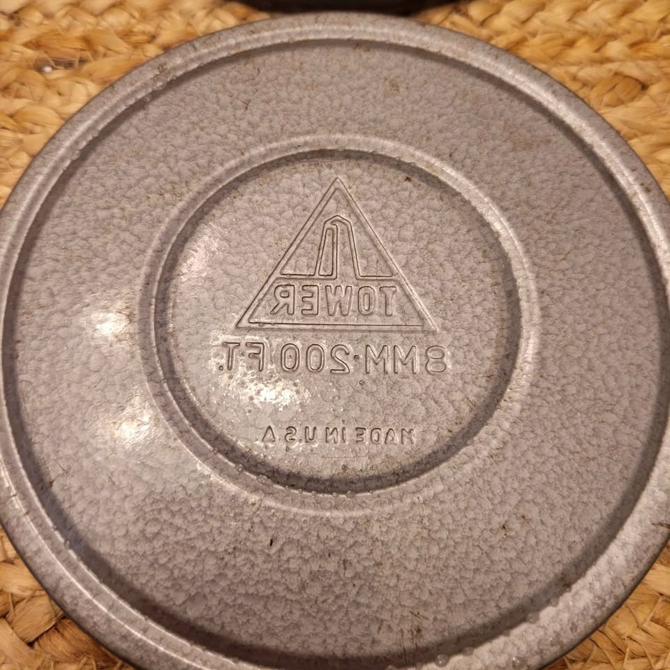 Vintage Tower Brand 8mm Or 16mm Motion Picture Original Storage Canister