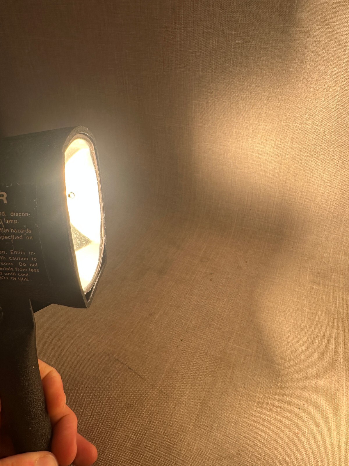 Vintage Harwood XR1 BRIGHT Incandescent Camera 650W Movie Light, WORKS! dvy lamp