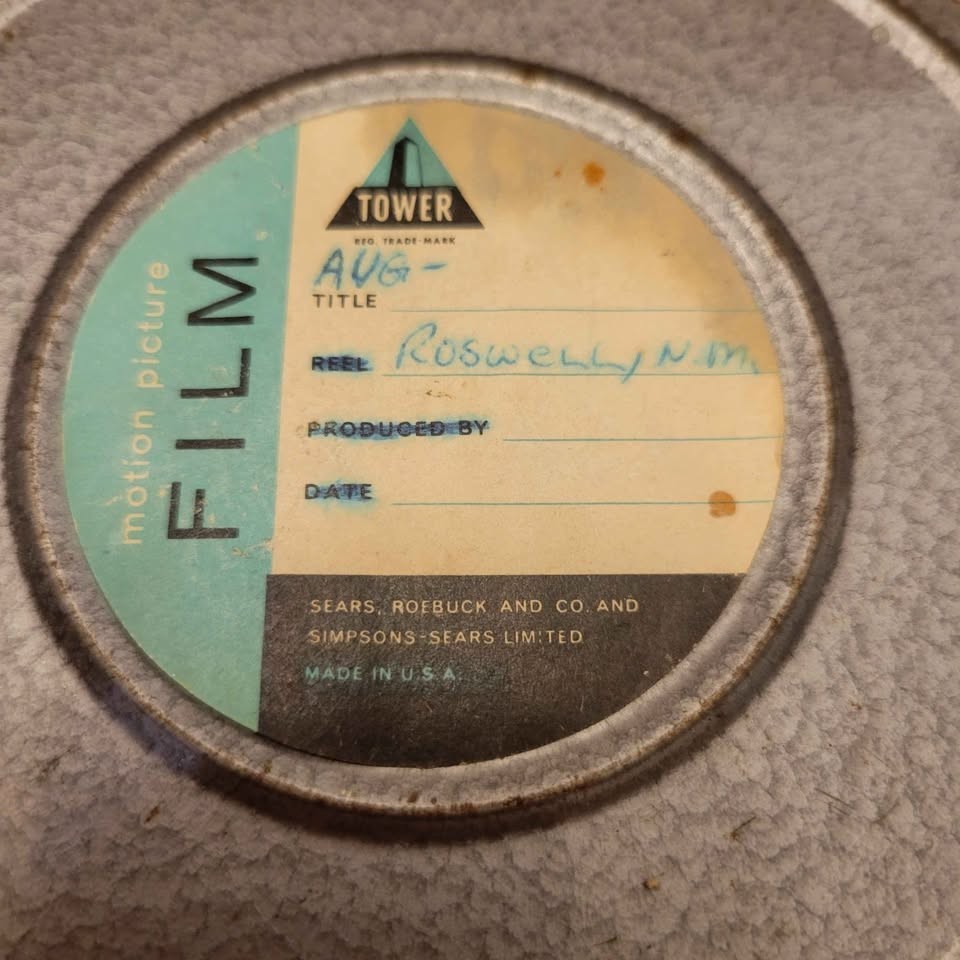 Vintage Tower Brand 8mm Or 16mm Motion Picture Original Storage Canister