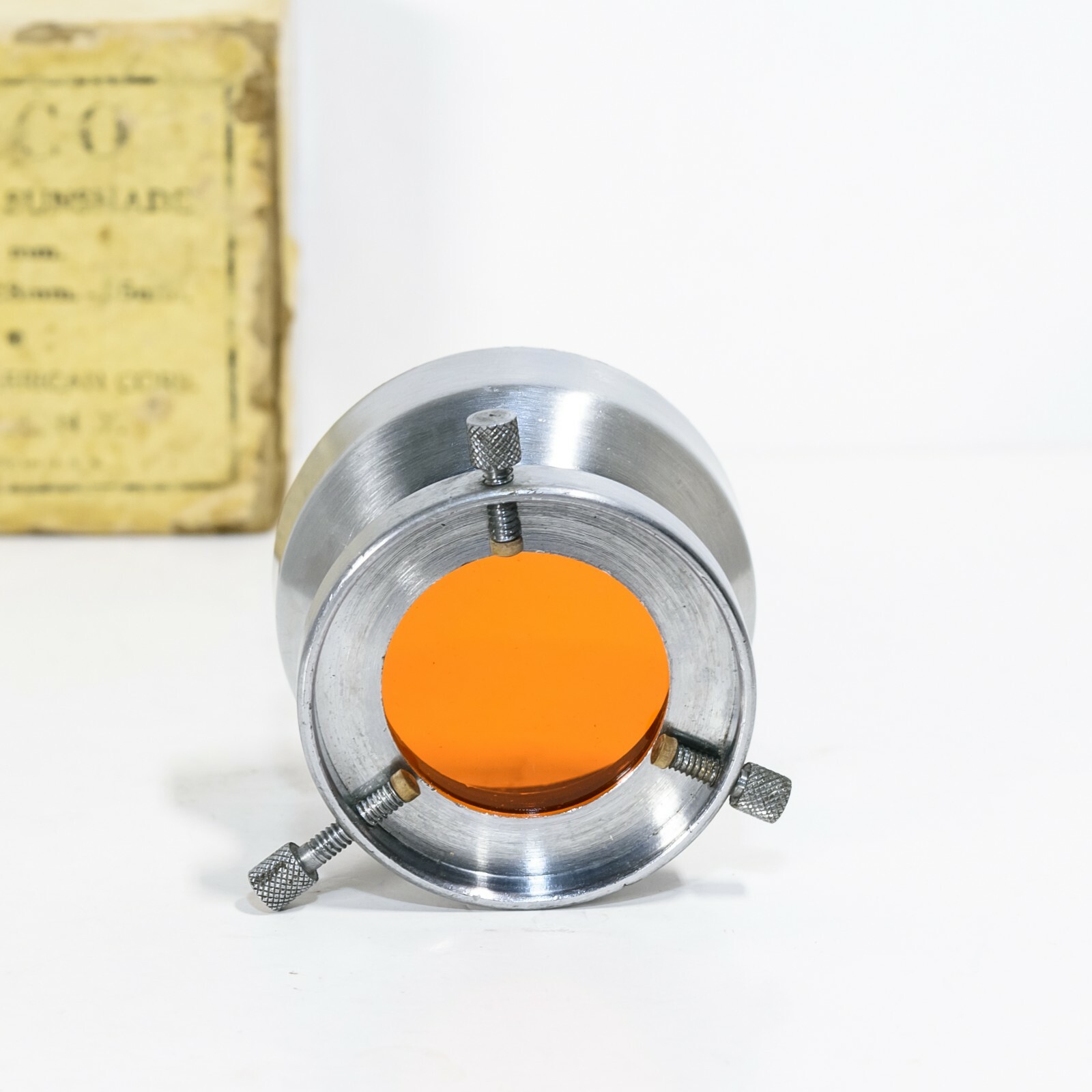 MICO (Mimosa American Corp.) Lens Filter Holder & Shade | Orange Filter | Excell