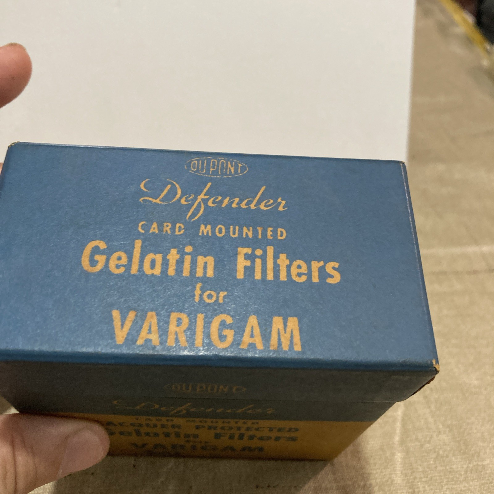 10 Defender Gelatin Filters W/ Box For Varigam Set 5-A