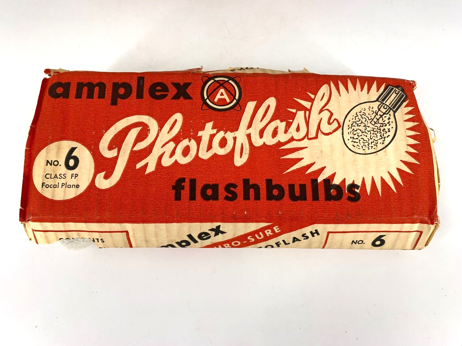 (29) Amplex No. 6 Sychro-Sure Photo Flash Bulbs