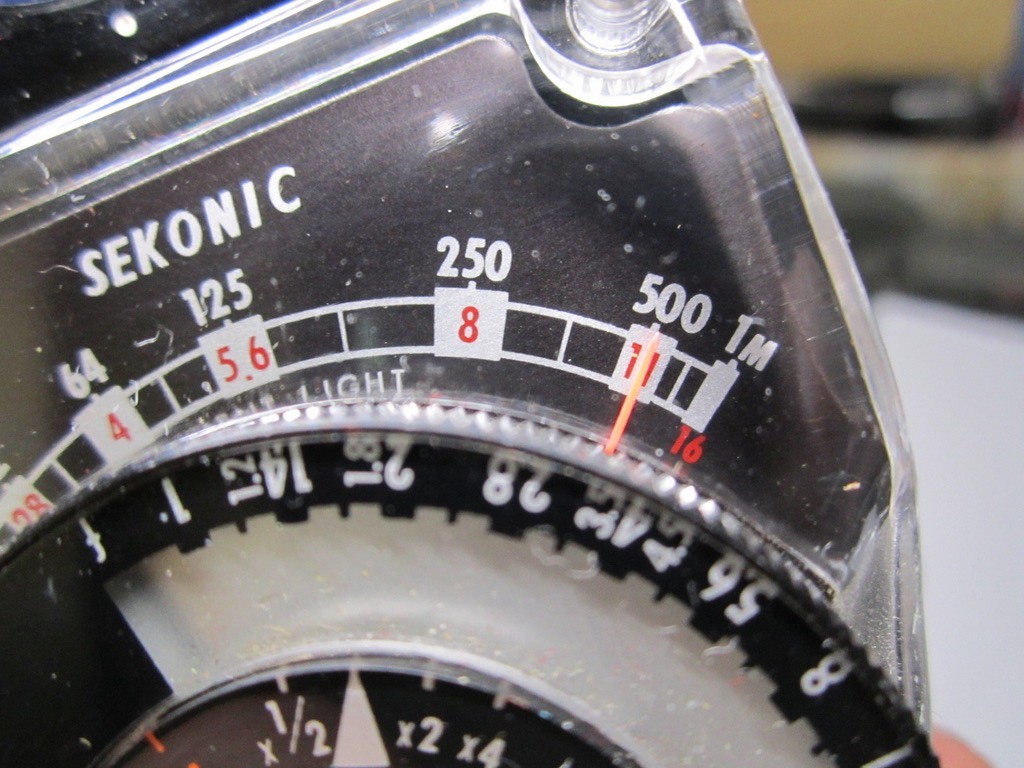 SEKONIC PRO EXPOSURE LIGHT METER for BOLEX 16MM MOVIE CAMERA, WORKING! #2