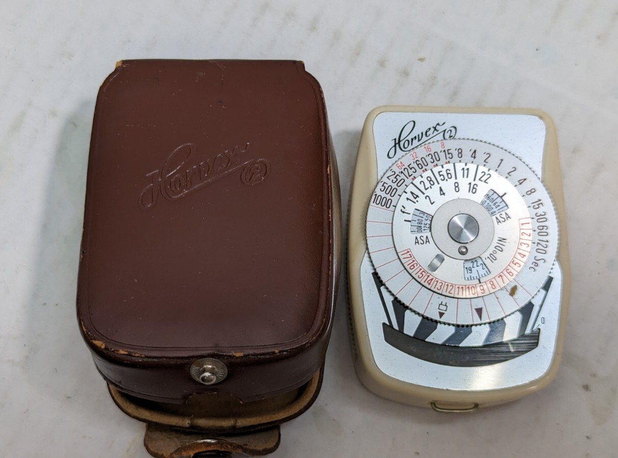Horvex 2 Metrawatt AG Vintage 1950’s Hand Held Lightmeter