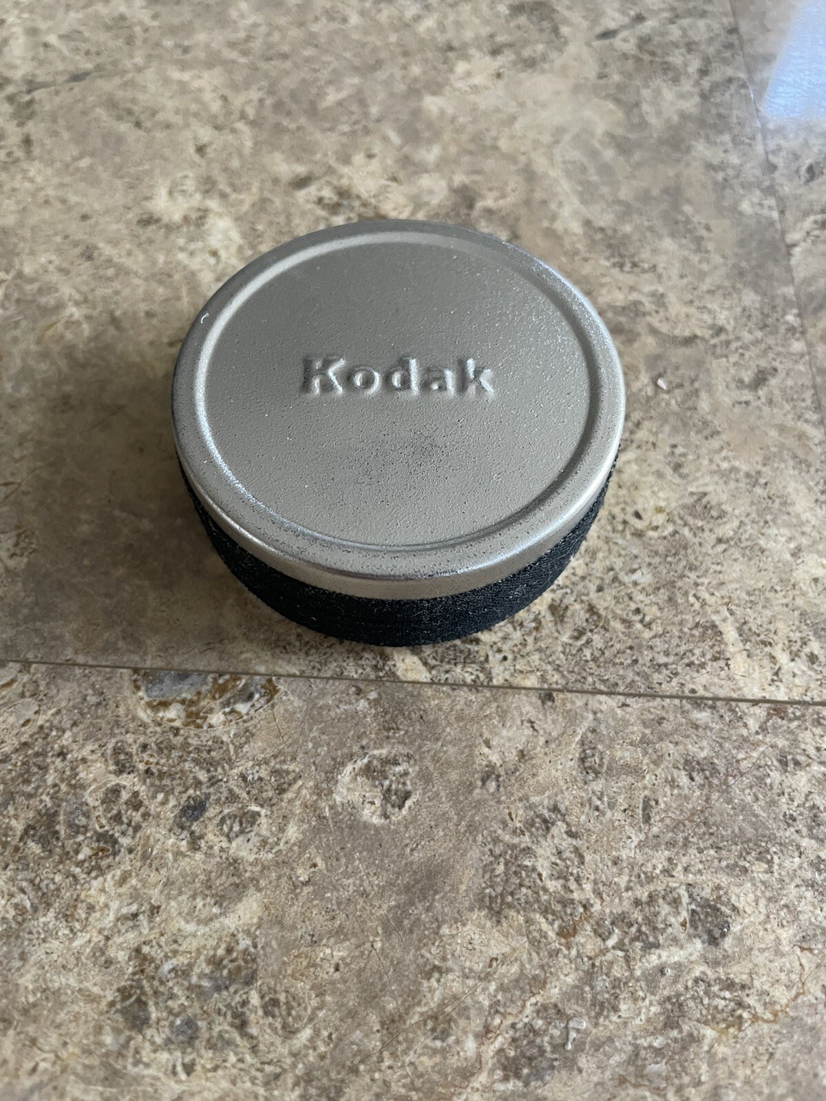 Vintage Kodak Film Tin Canister Roll of Film Metal Silver 2″ Can
