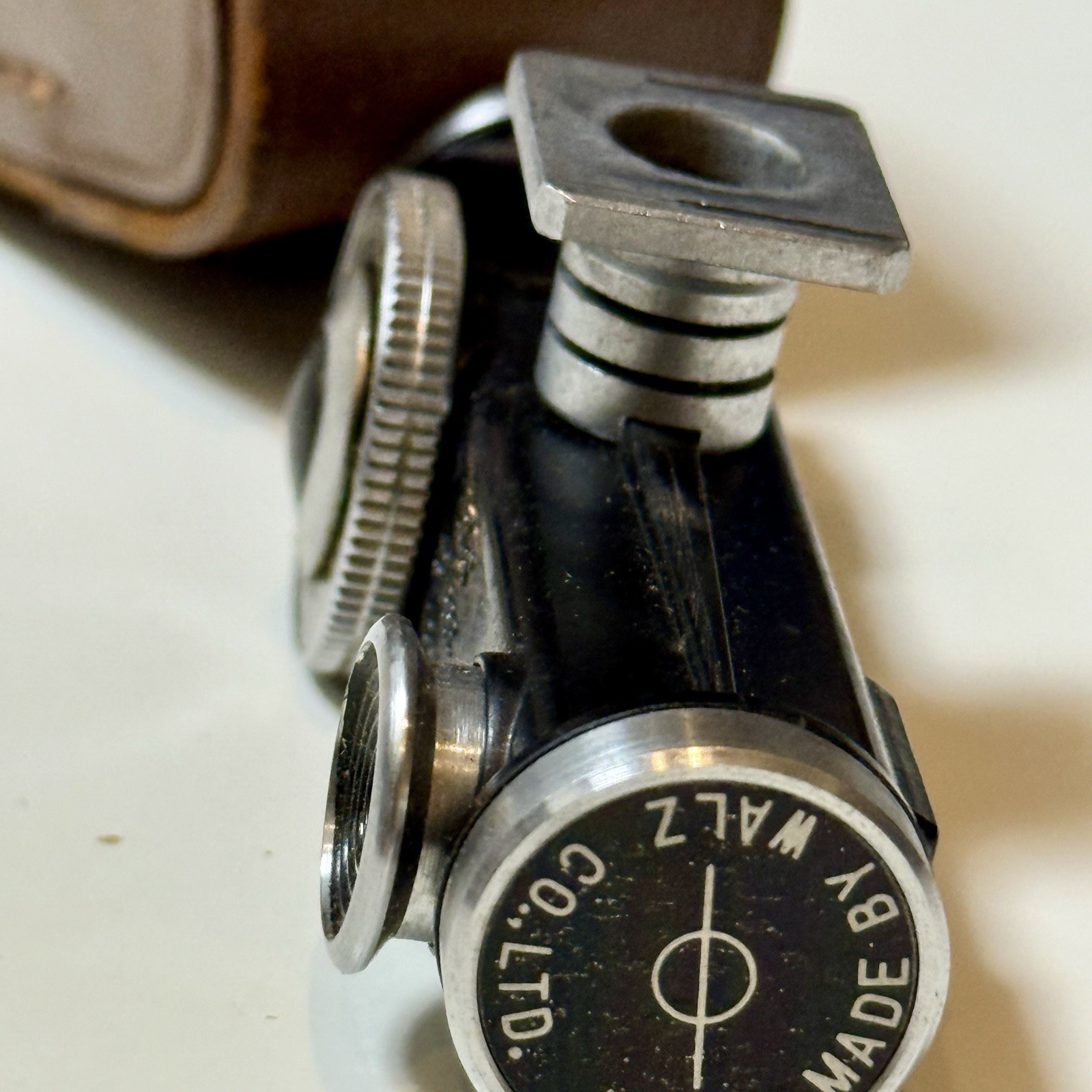 Vintage Walz Japan Camera Range Finder Accessory with Leather Case from JAPAN