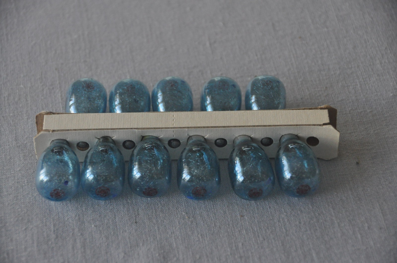 Vintage GE M3B Blue Flashbulbs, 11 Bulbs