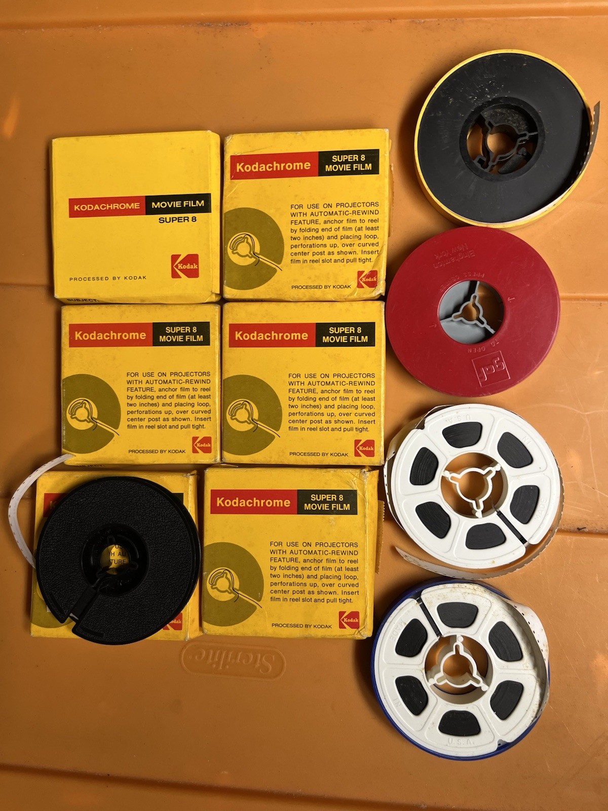 Lot Of 10 Vintage Kodak Super 8 3” Film Reels Home Movies
