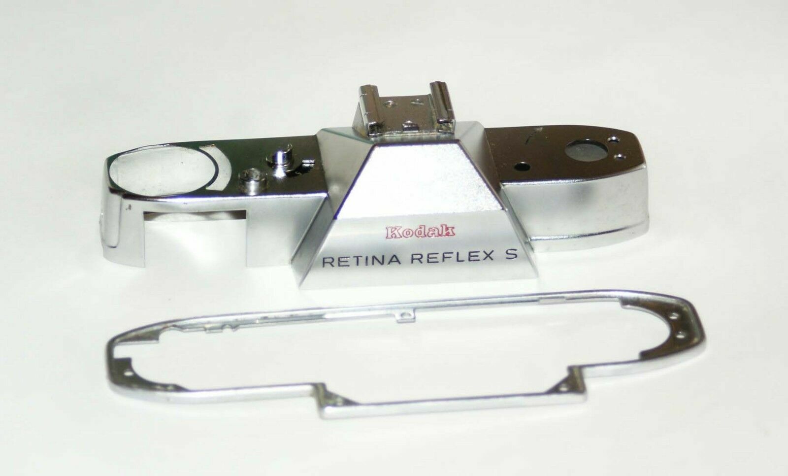 VINTAGE KODAK RETINA REFLEX S CAMERA TOP PLATE & TRIM SPARE PARTS