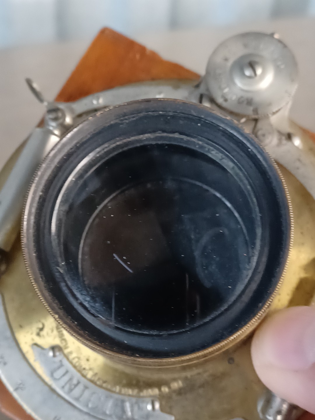Antique Bausch & Lomb Unicum Camera Shutter With ROC Thelephoto Lens & Flange