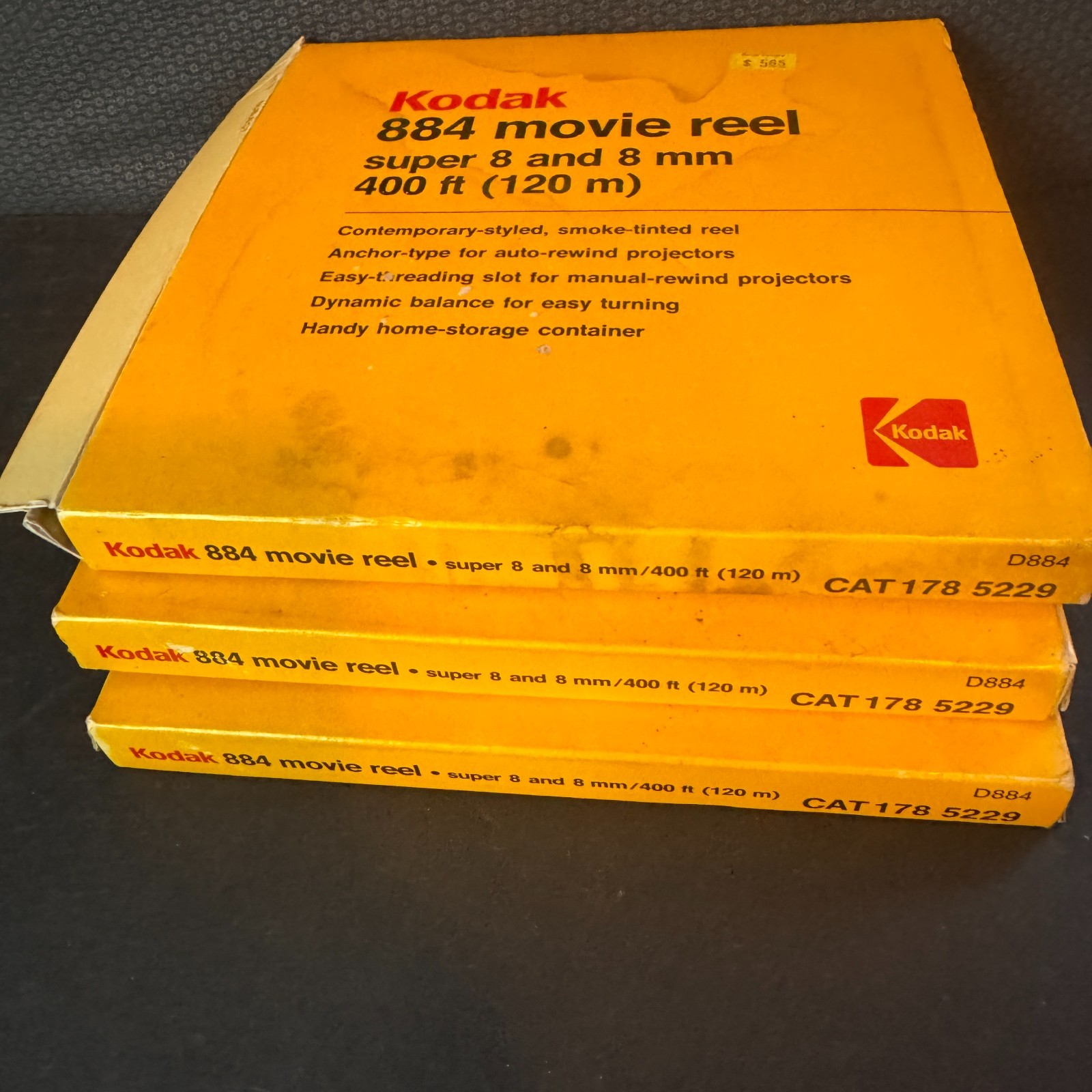 Large Lot 8mm Super 8 Take Up Reels – 3″ 5″ 7″
