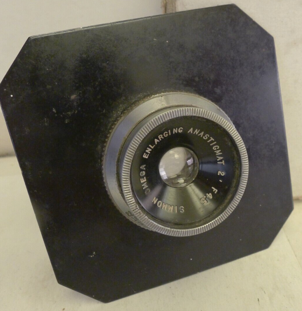 Simmon Omega 1:4.5 Enlarging Anastigmat 2′ Lens – Vintage – Works