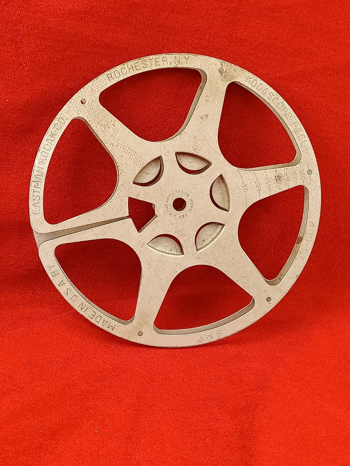 Vintage Eastman Kodak 8mm 400 Ft Reel 7″