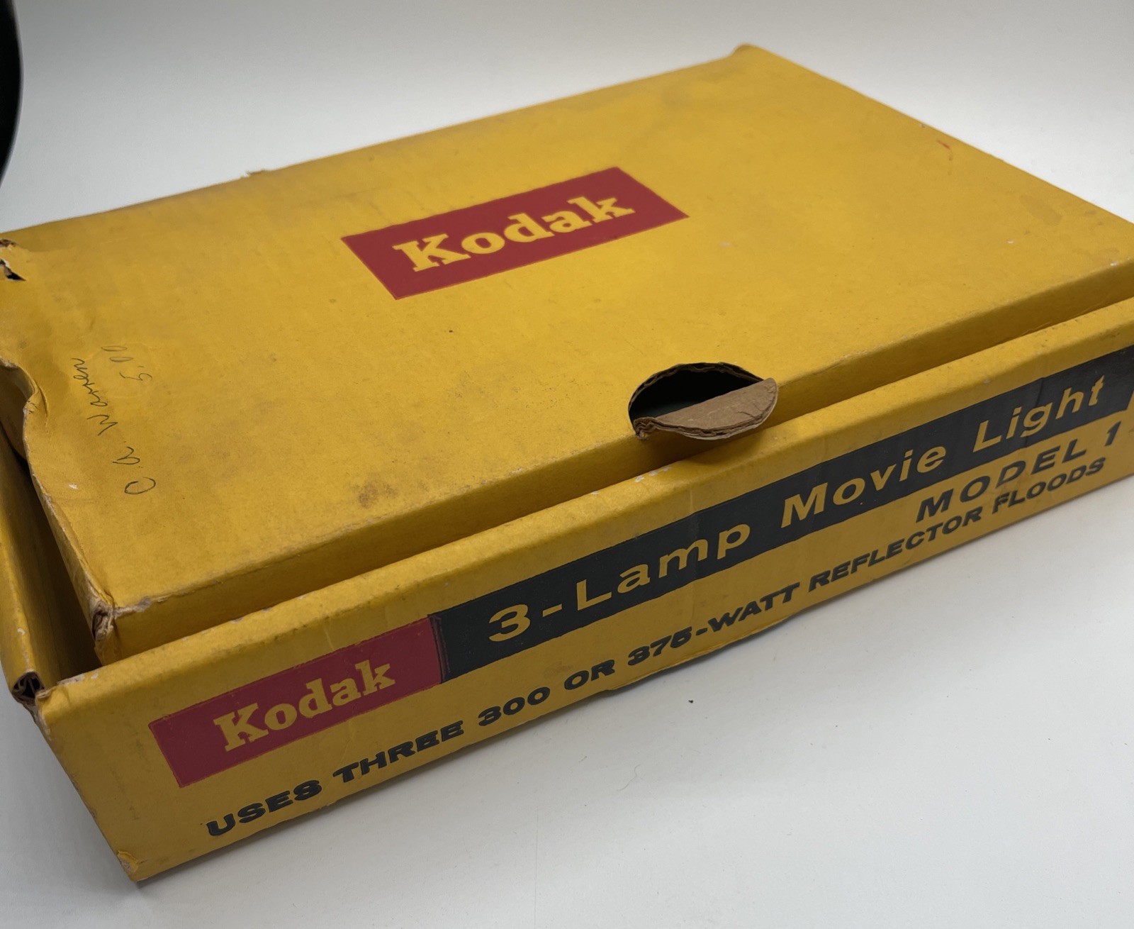 Vintage KODAK 3-Lamp Movie Light Model 1 – In Original Box #791 untested