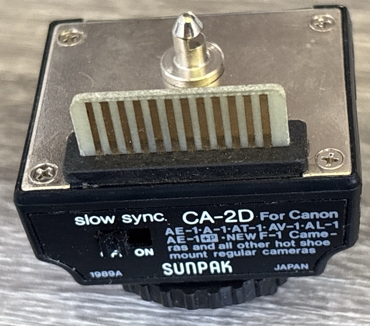 VTG Sunpak CA-2D Interface Module for Canon EOS Camera Hot Shoe New in Box NOS
