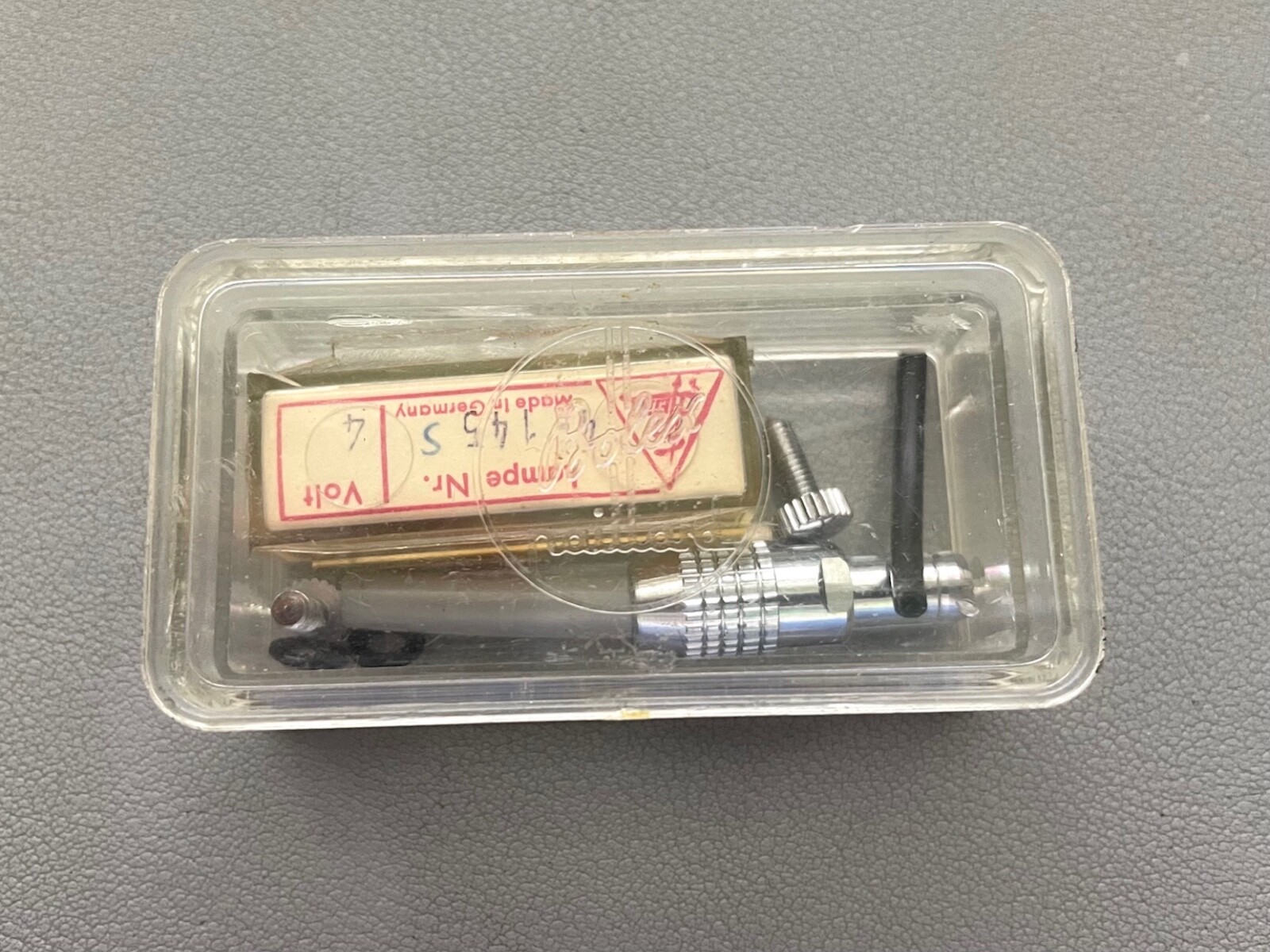 Box of Bolex H16 REX Parts in Original box 16mm movie camera