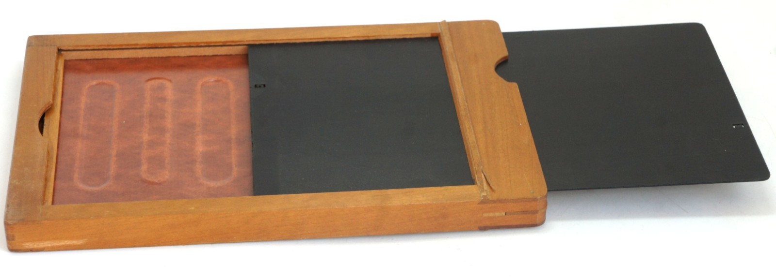 Vintage 5×7 Wooden Double Dark Slide Sheet Film Holder Large Format Camera
