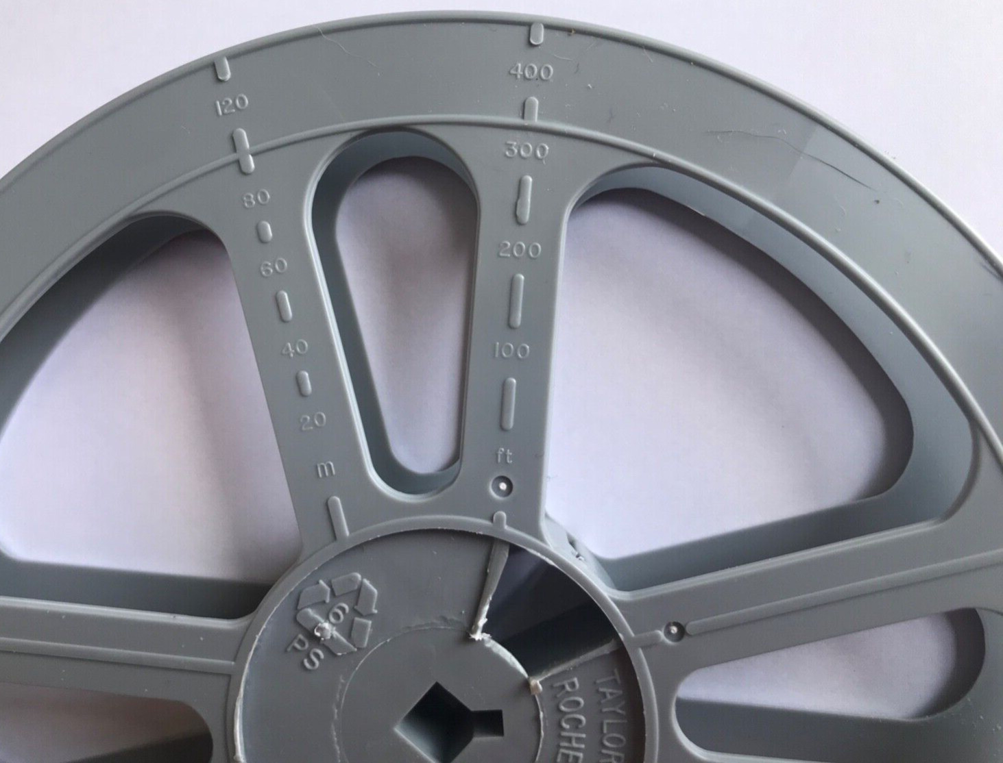 16mm 400 ft. BRAND NEW Grey Plastic Movie Film Reels – 4-Reel Pack 16mm 400′