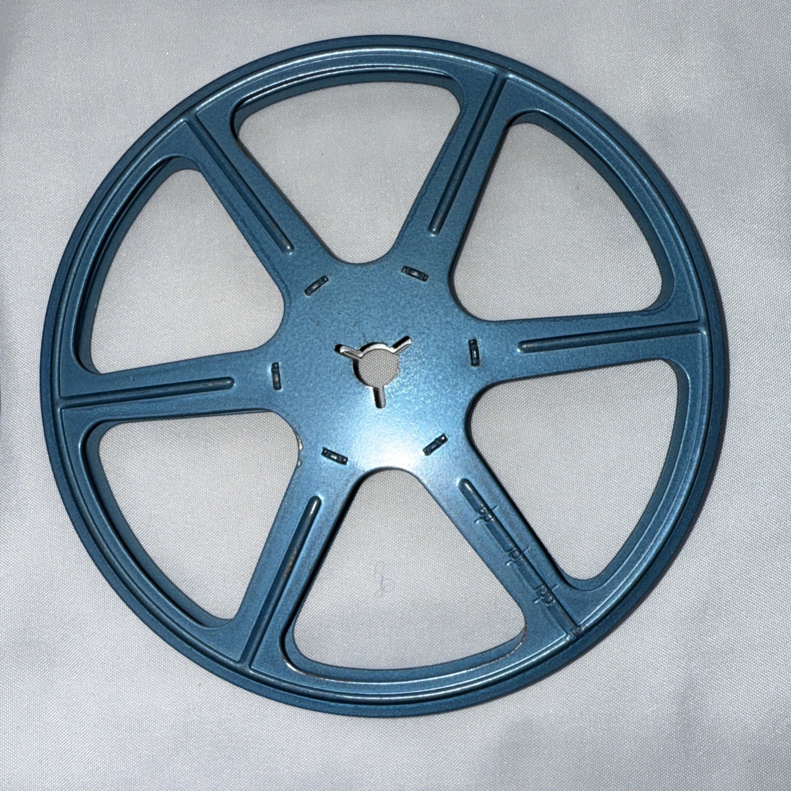 Mixed Lot Compco Std 8mm Film Reels Cans Blue Metal Lot of 6 sets