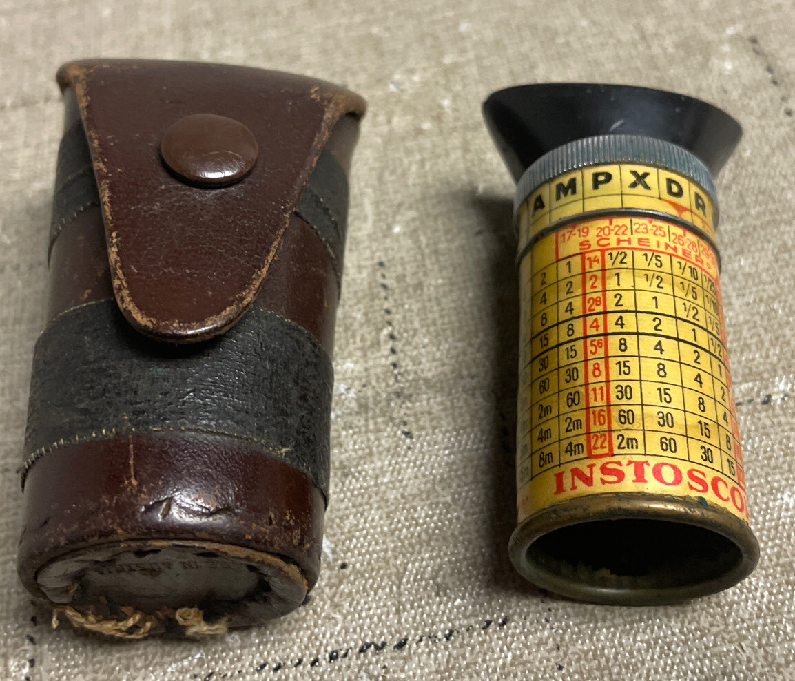 VTG DREM INSTOSCOPE SCHEINER Extinction Meter with Leather Case Made In Austria
