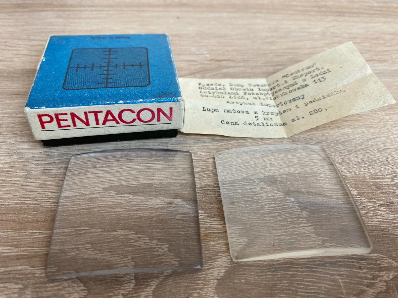 Vintage magnifier Pentacon 5mm 6×6 Made in G.D.R.