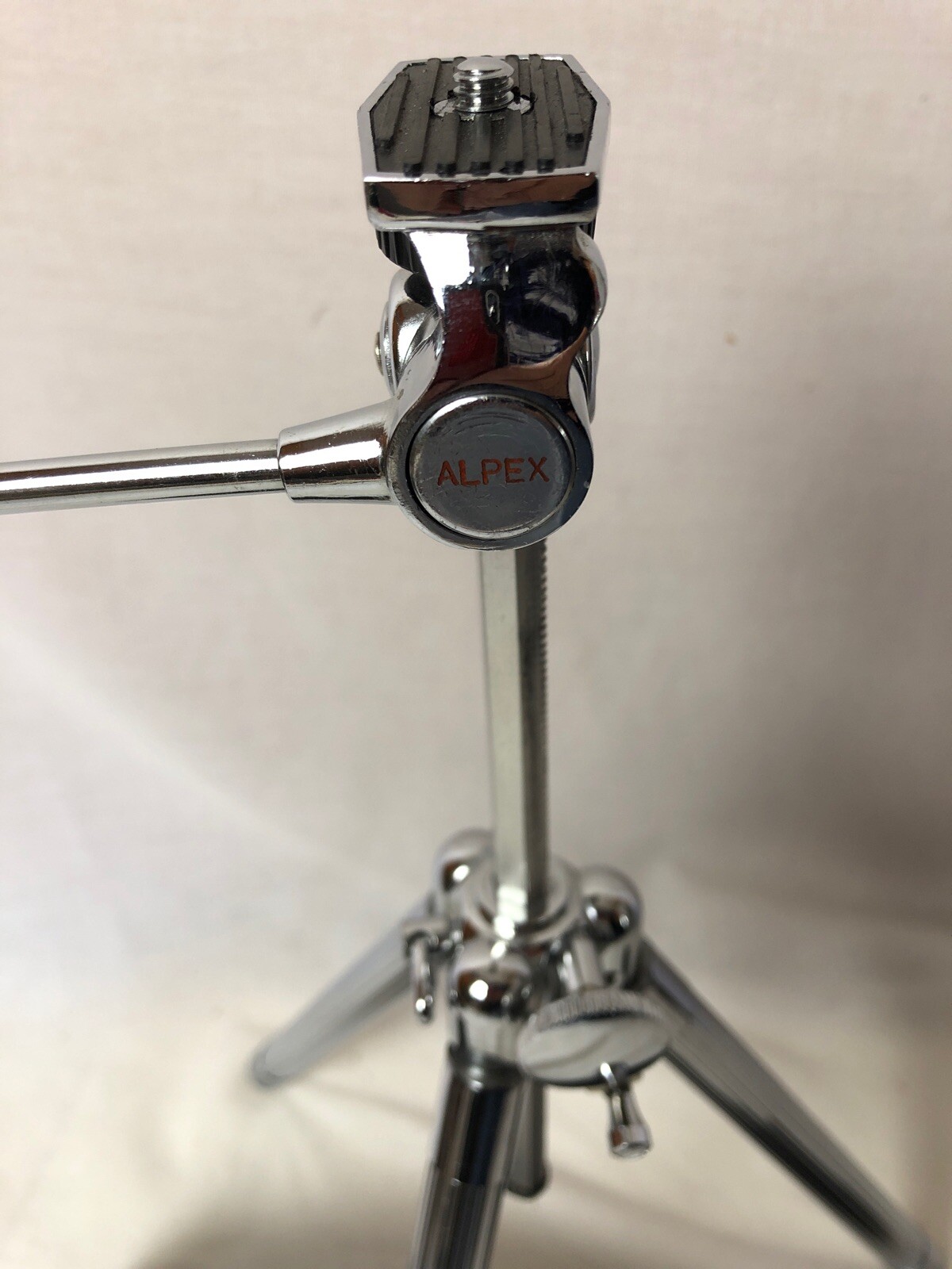 Alpex Tripod Expandable Legs in Leather Case Vintage Made In Japan