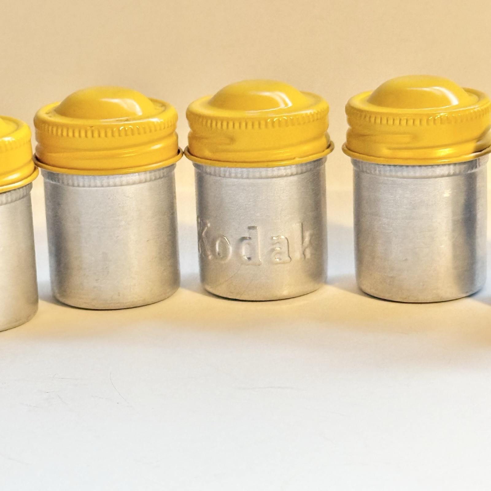 Vintage Kodak 35mm Film Canisters– Classic Photography Storage– Collector’s Item
