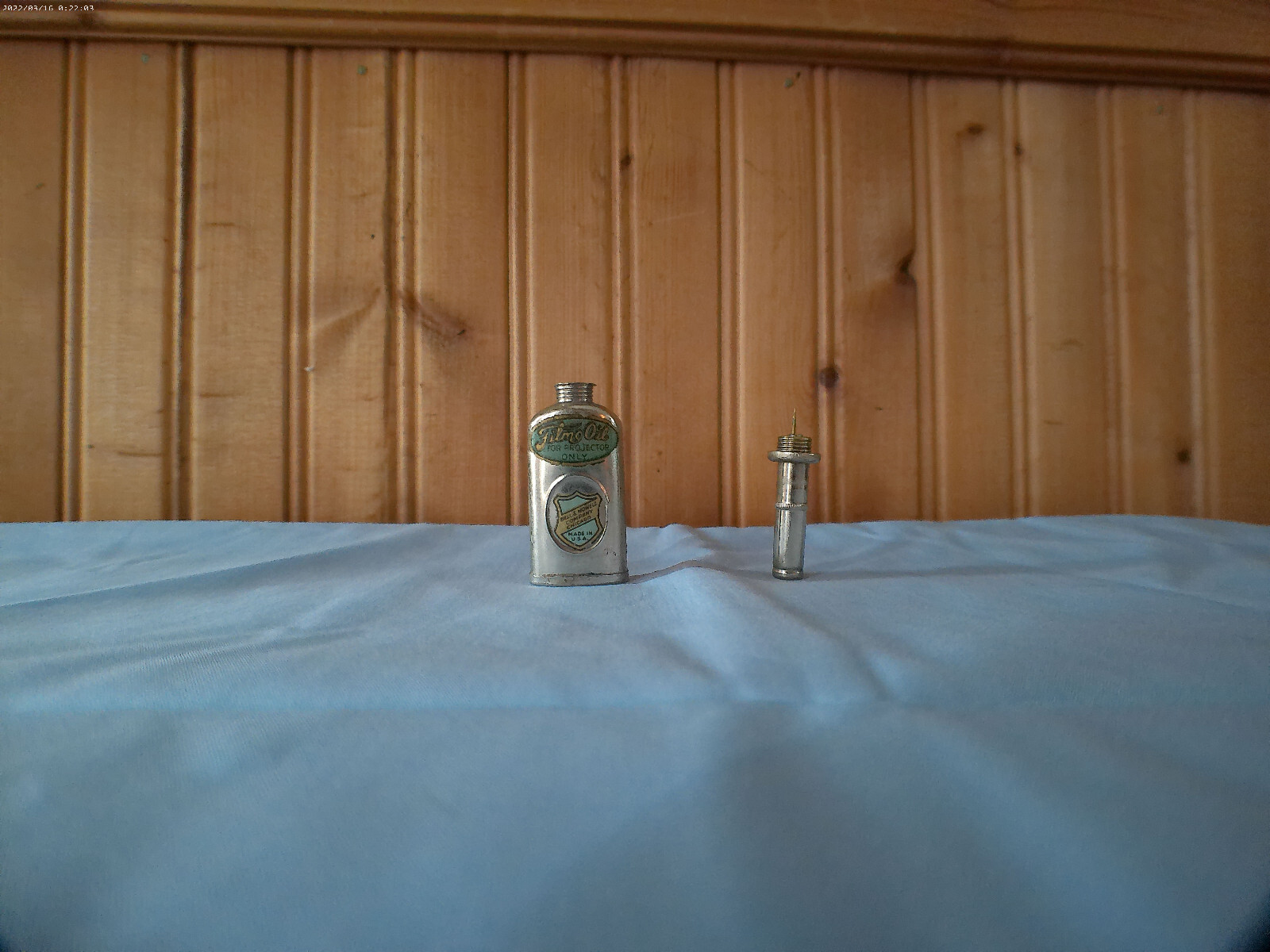 Vintage VICTOR Bell + Howell Movie Projector Film-O Oil Can