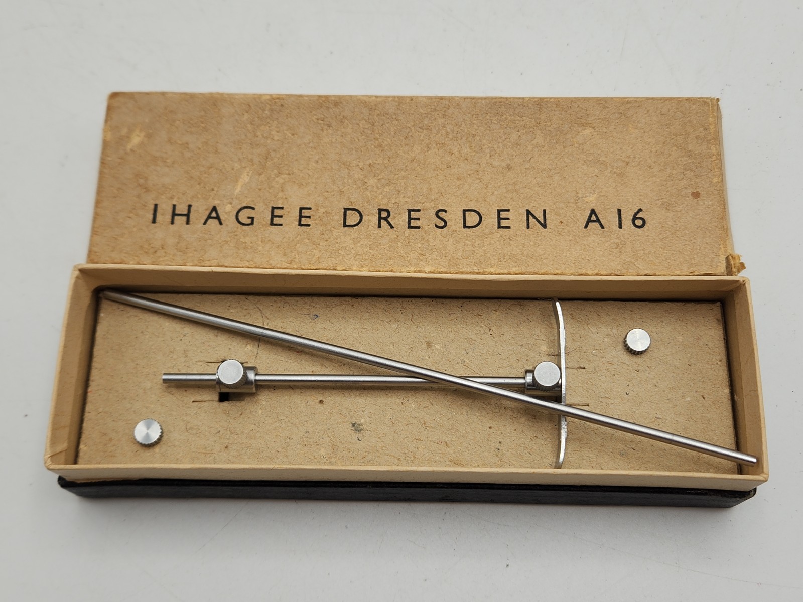 Vintage Ihagee Exakta Dresden A16 Extension Rod Close Up Macro Couple Release