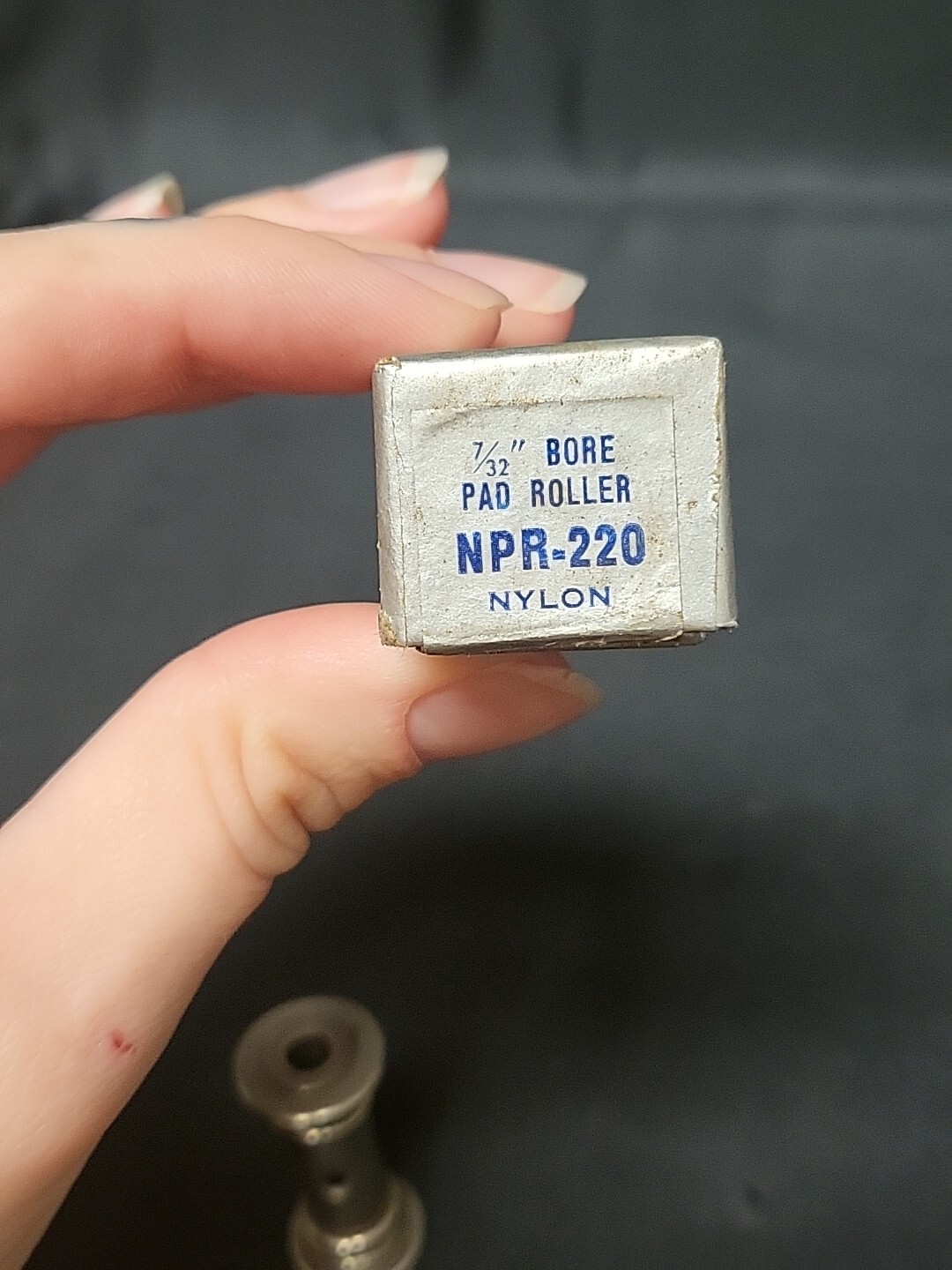 Vintage Simplex 35mm Film Bore Pad Roller Projector Part LaVezzi Machine NPR-220