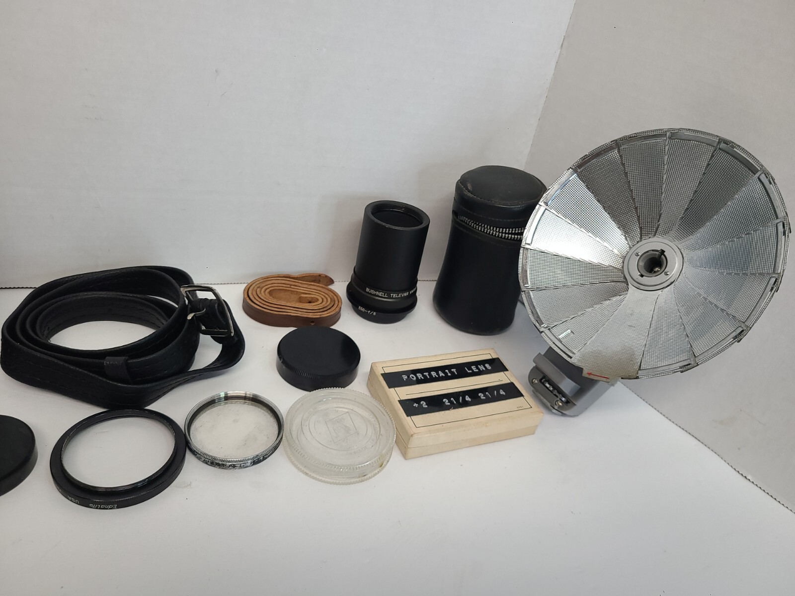 Vintage Camera Accessories Lot Of 18 Vivitar Macro Bushnell Etc..
