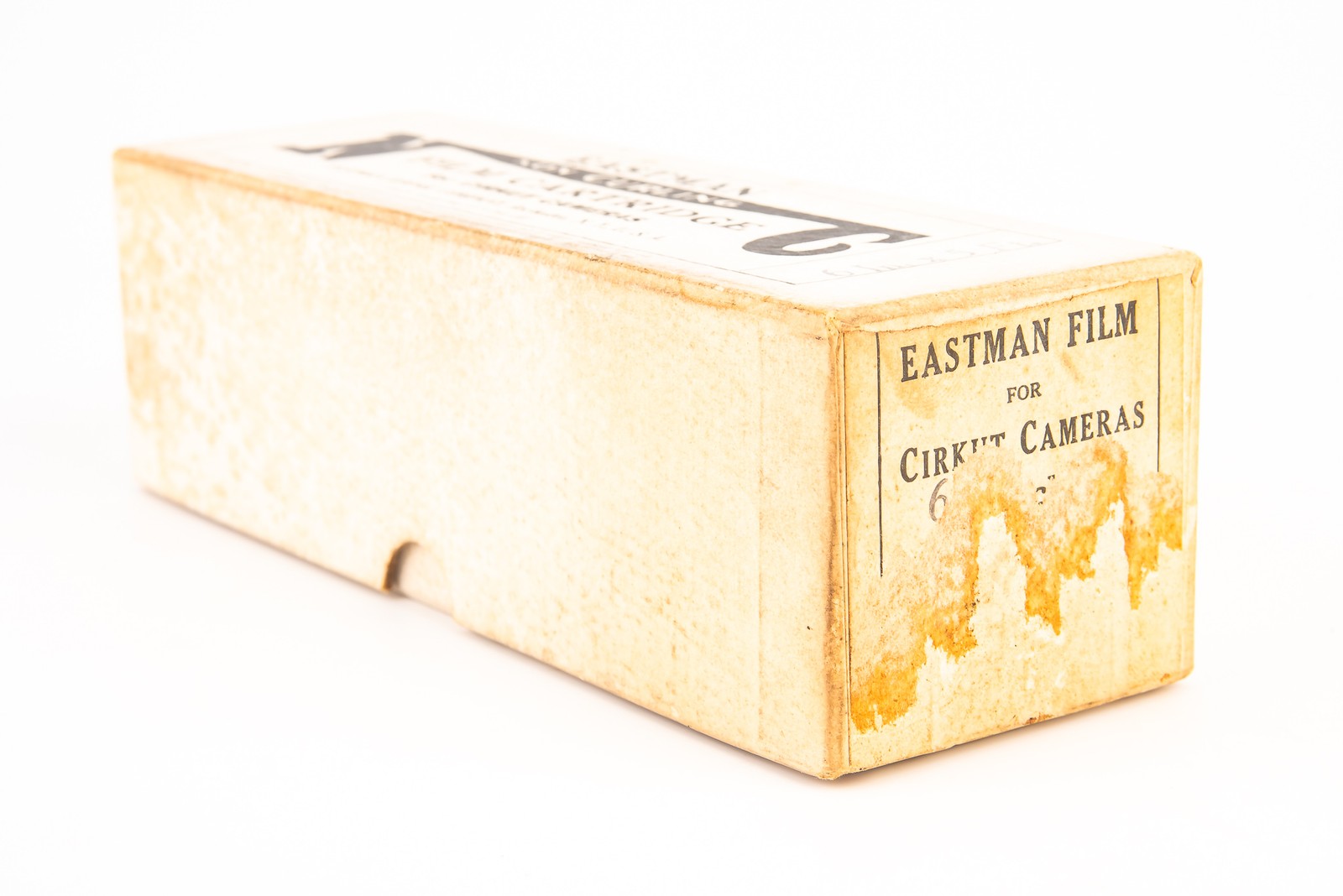 Eastman Kodak Box and Spool for Non Curling Cirkut Camera Film 6 1/2in x 3ft V27