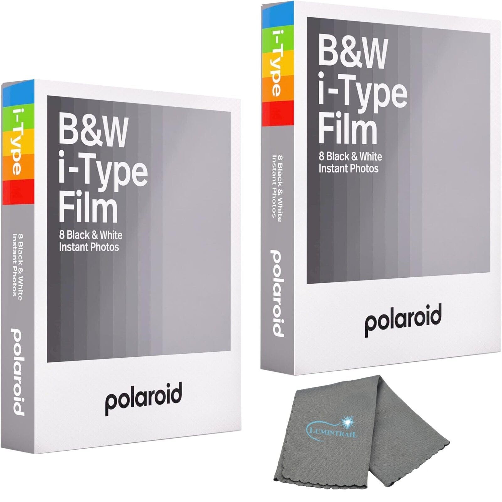 Polaroids Black & White Instant Film, 2 Pack, 16 Photos, B&W Film Works with …