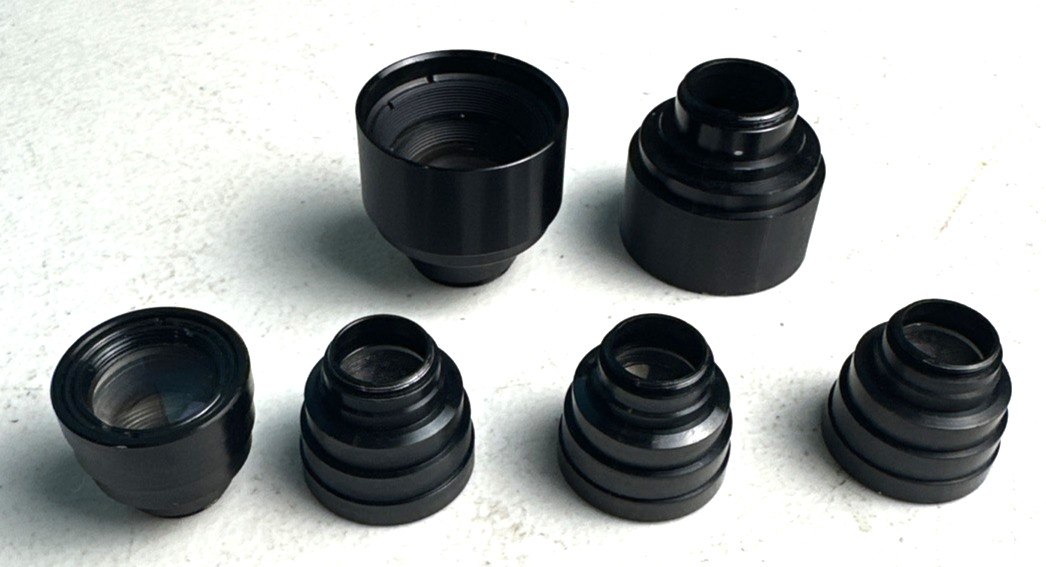 Lot of 6 Vintage Projection / Enlarger Lenses Optical Parts Threaded