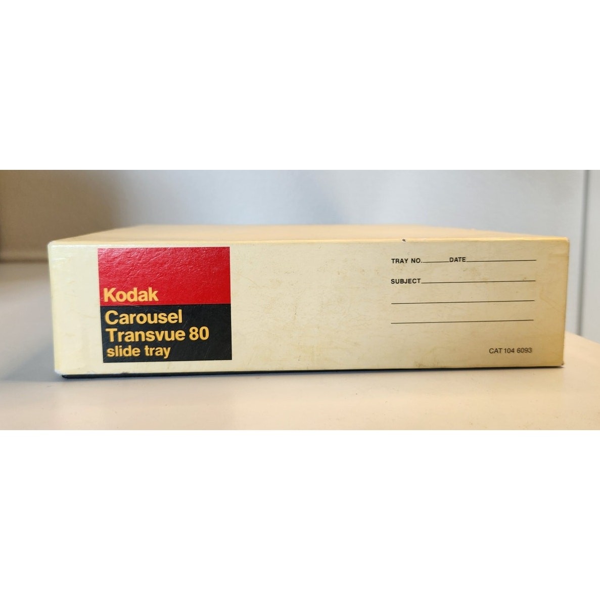 Kodak Carousel Transvue 80 Slide Tray Cat #1047 6093 Made in USA