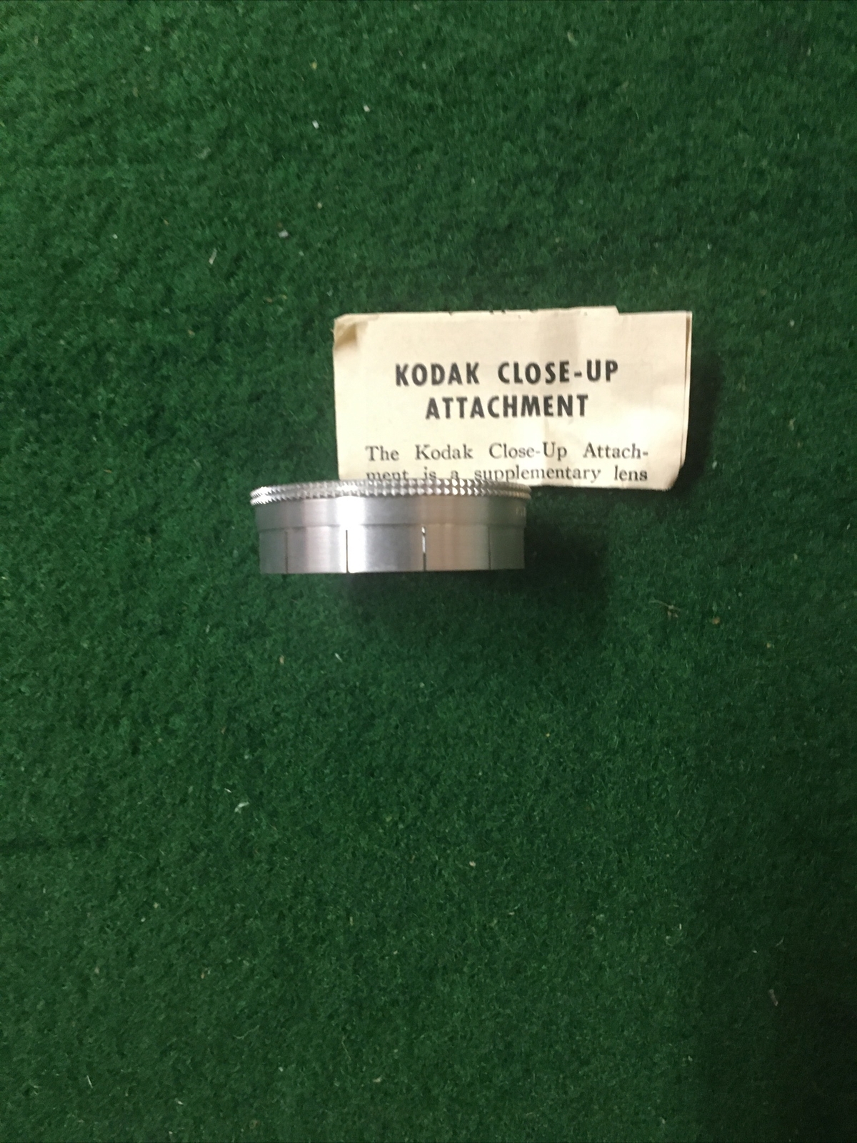 Vintage Kodak CLOSE UP ATTACHMENT 7A! 1-5/16 inches in Original Box