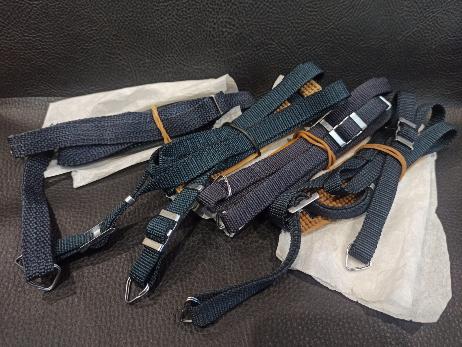 Original neck strap with fasteners for Kiev 6 19 shoulder pad medium format 1 ps