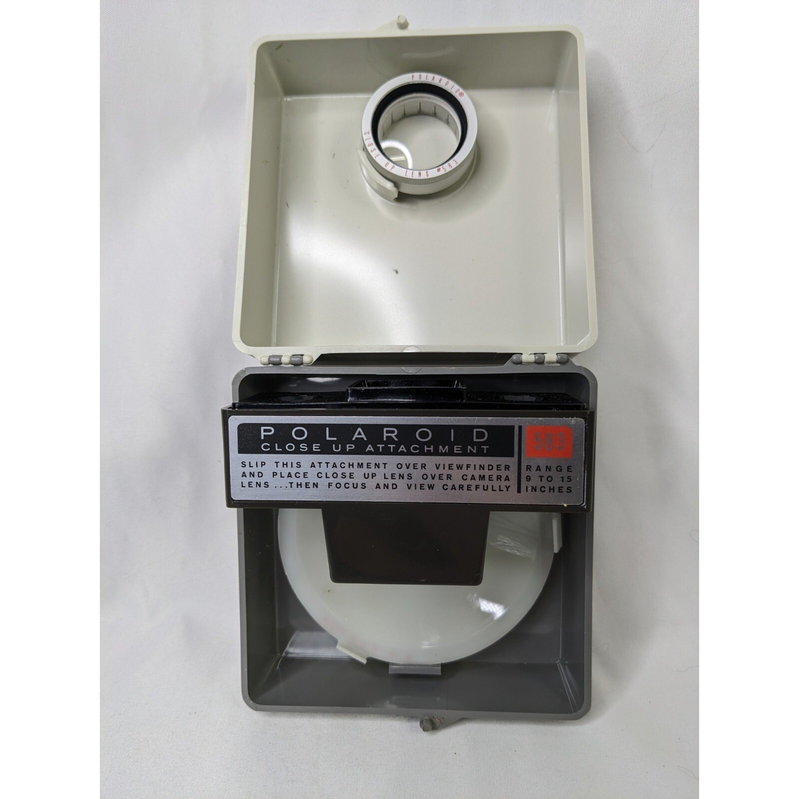 Vintage Polaroid Close up Kit 583 Flash Gun 268 Timer 192 Lot For Polaroid